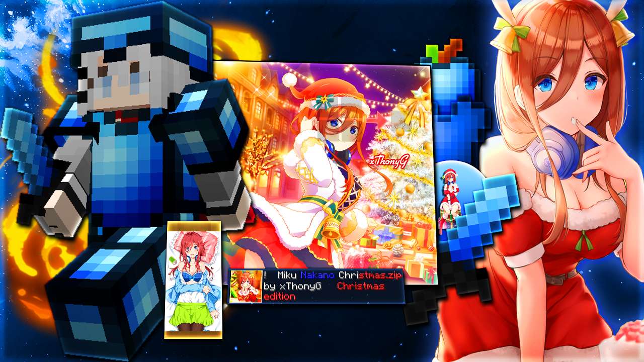 Miku Nakano Christmas Version 16x by xThonyG on PvPRP
